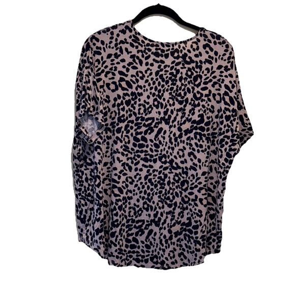 Soft T Shirt Leopard Print Beige Black By New Look Women’s Size 14 UK/Size 10 US - Picture 5 of 6